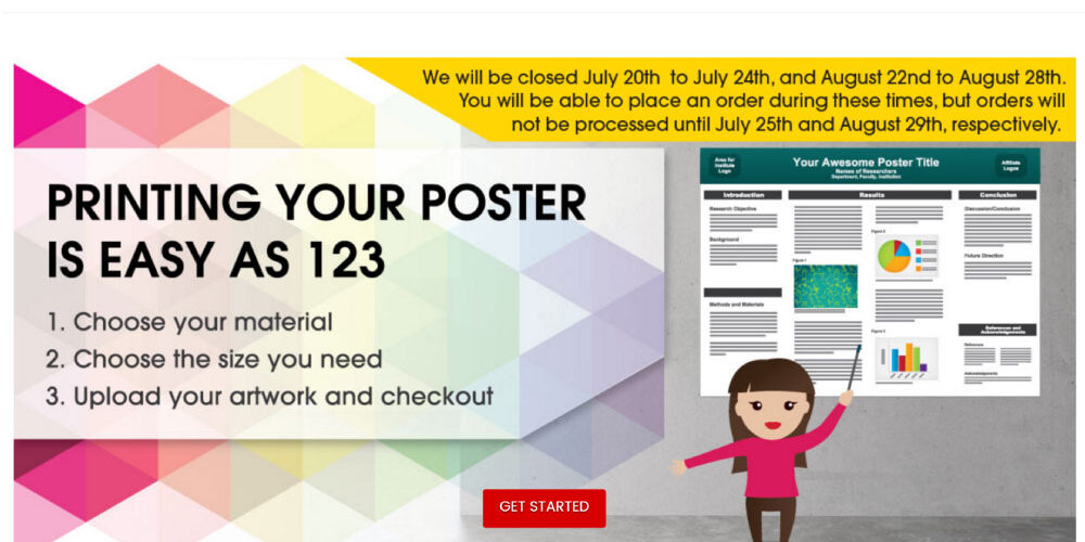 ConferencePosters Website Launch