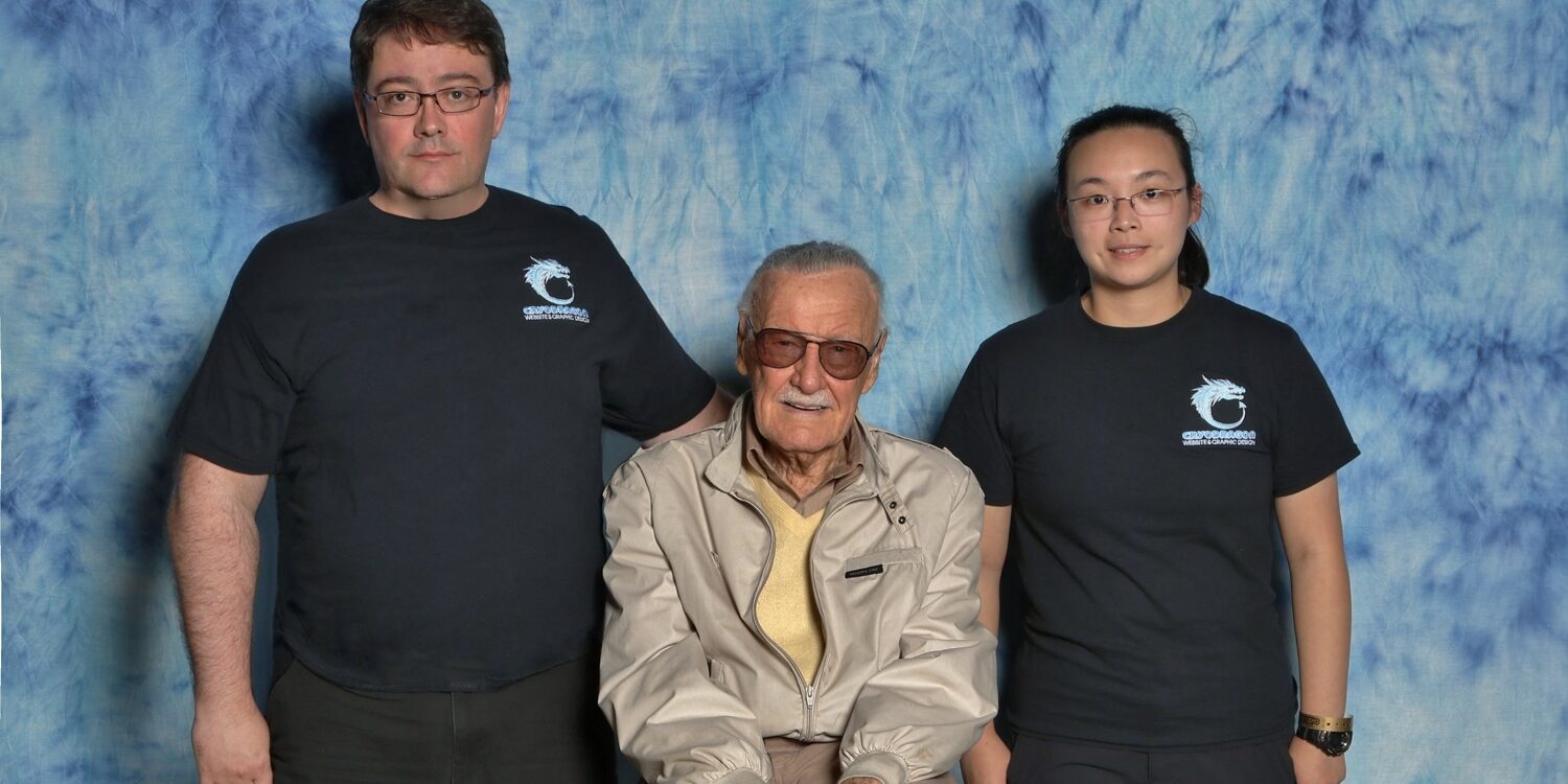 CryoDragon Team with Legendary Creator Stan Lee