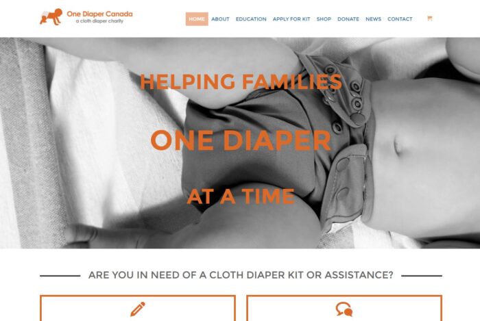 One Diaper Canada Homepage Top One Diaper Canada Homepage Top