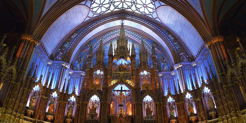CryoDragon at Notre Dame Basilica in Old Montreal Quebec CryoDragon at Notre Dame Basilica in Old Montreal, Quebec