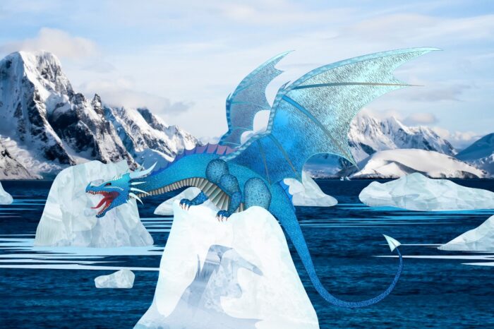 CryoDragon on Iceberg CryoDragon on Iceberg
