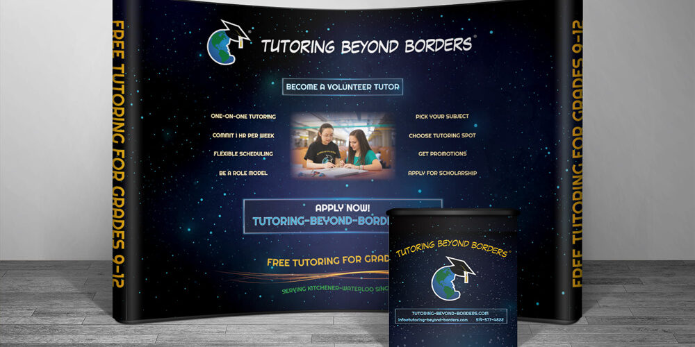 CryoDragon Trade Show Booth Design (Waterloo Kitchener Cambridge Guelph) Tutoring Beyond Borders 2018