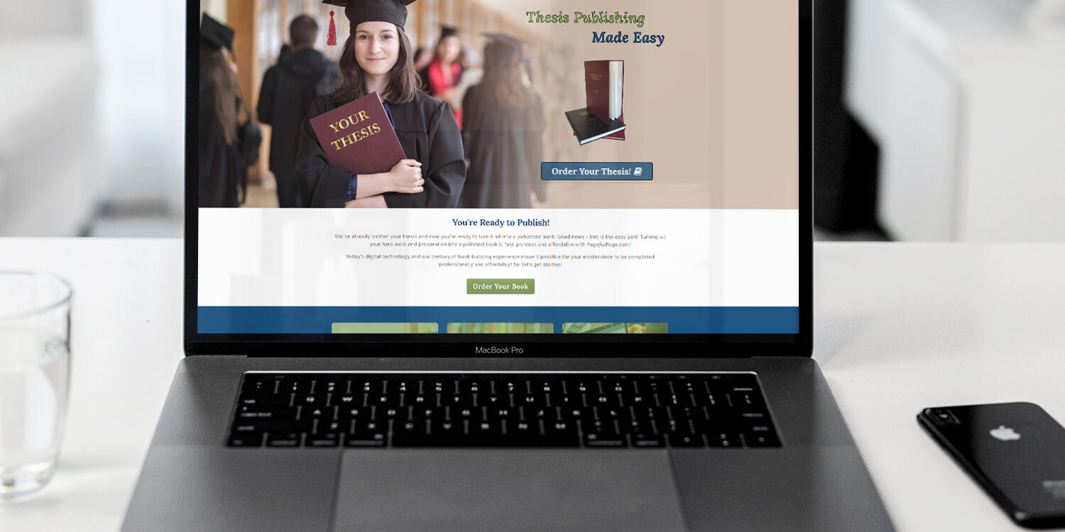 CryoDragon Kitchener Waterloo Website Design E-Commerce PageforPage Thesis Binding and Printing