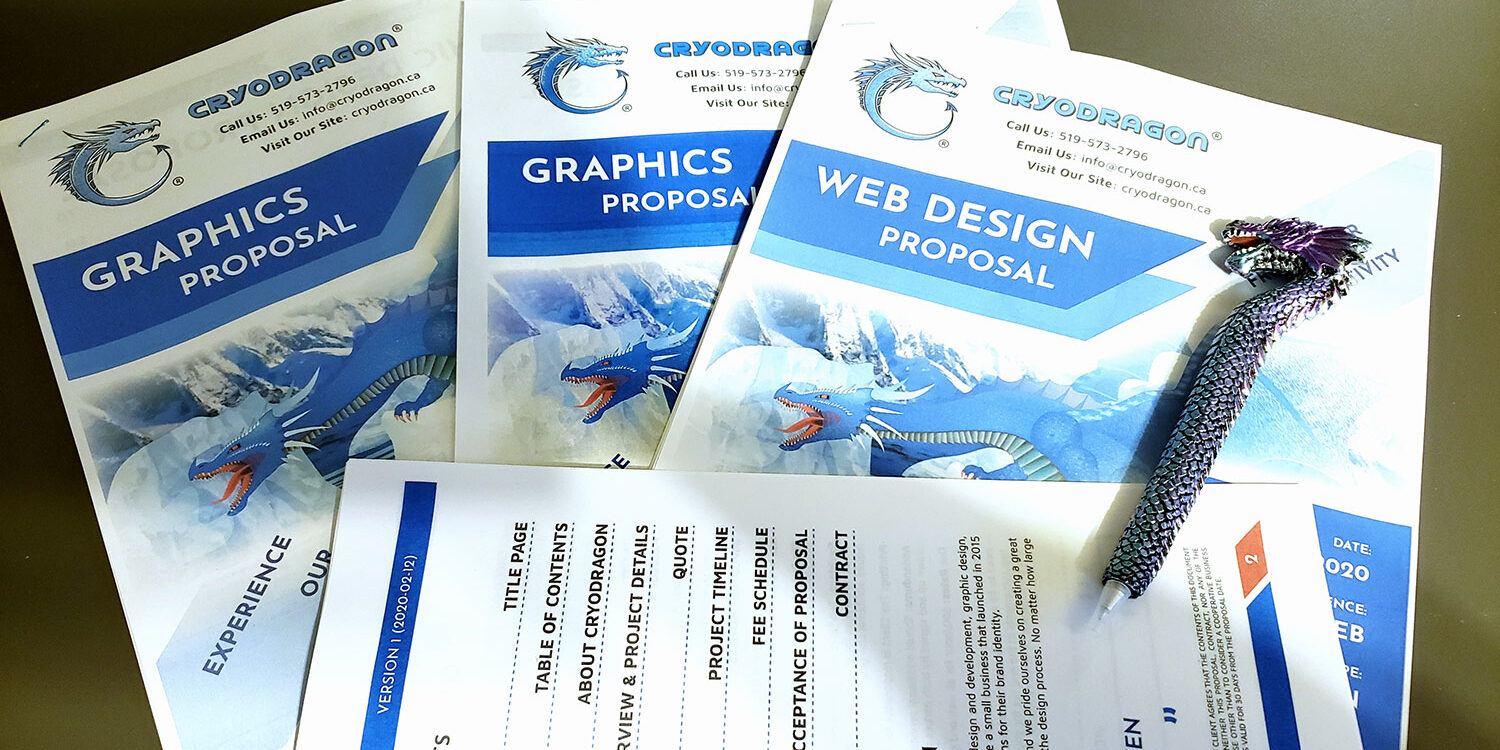 CryoDragon Website and Graphic Design Contract CryoDragon Website and Graphic Design Contract